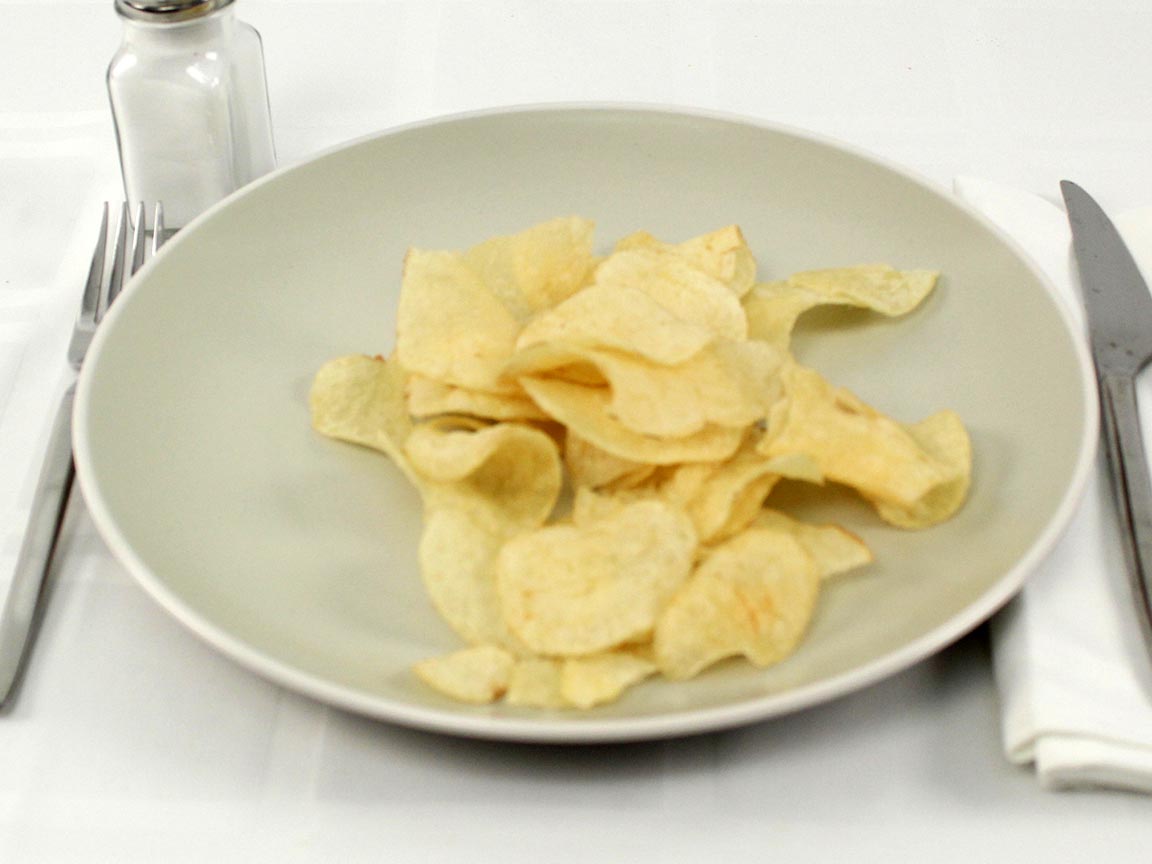Calories in 35 grams of Classic Potato Chips