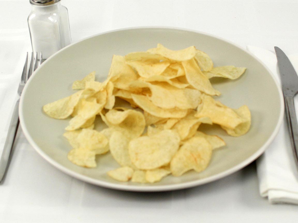 Calories in 49 grams of Classic Potato Chips