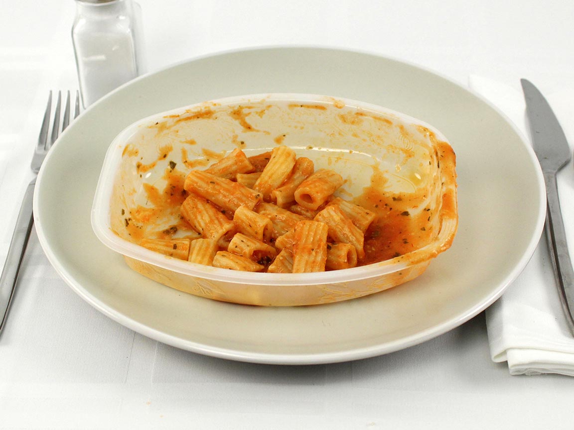 Calories in 0.25 package(s) of Lean Cuisine Five Cheese Rigatoni