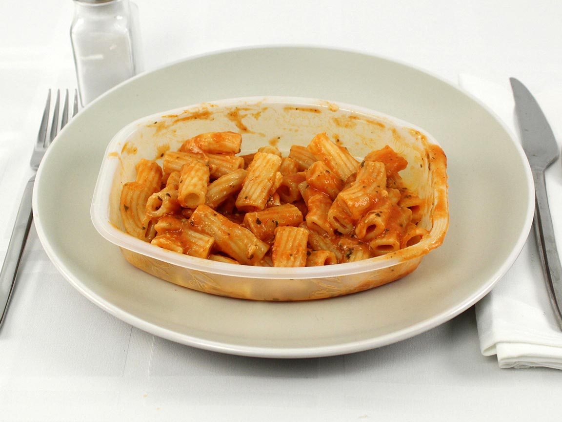 Calories in 0.75 package(s) of Lean Cuisine Five Cheese Rigatoni