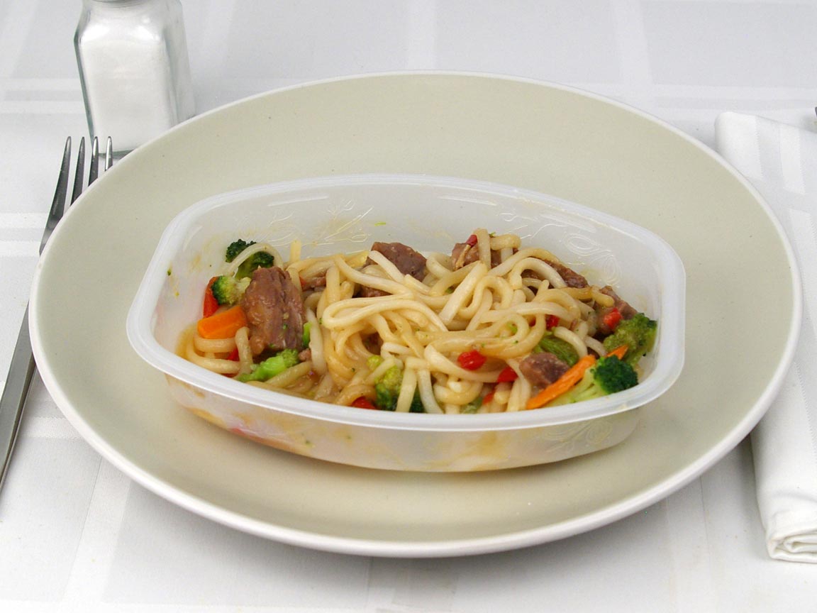 Calories in 1 package(s) of Lean Cuisine Garlic Sesame Noodles Beef