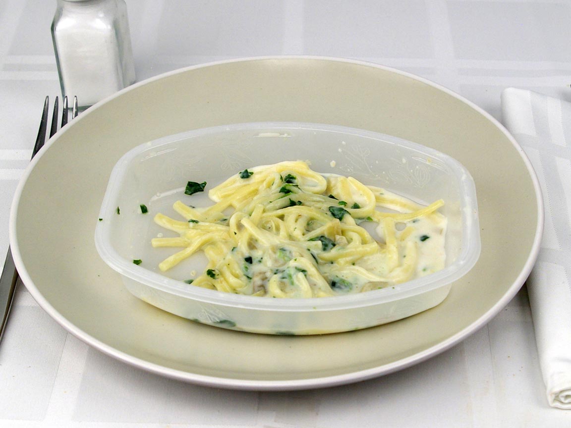 Calories in 0.25 package(s) of Lean Cuisine Spinach Artichoke Linguine