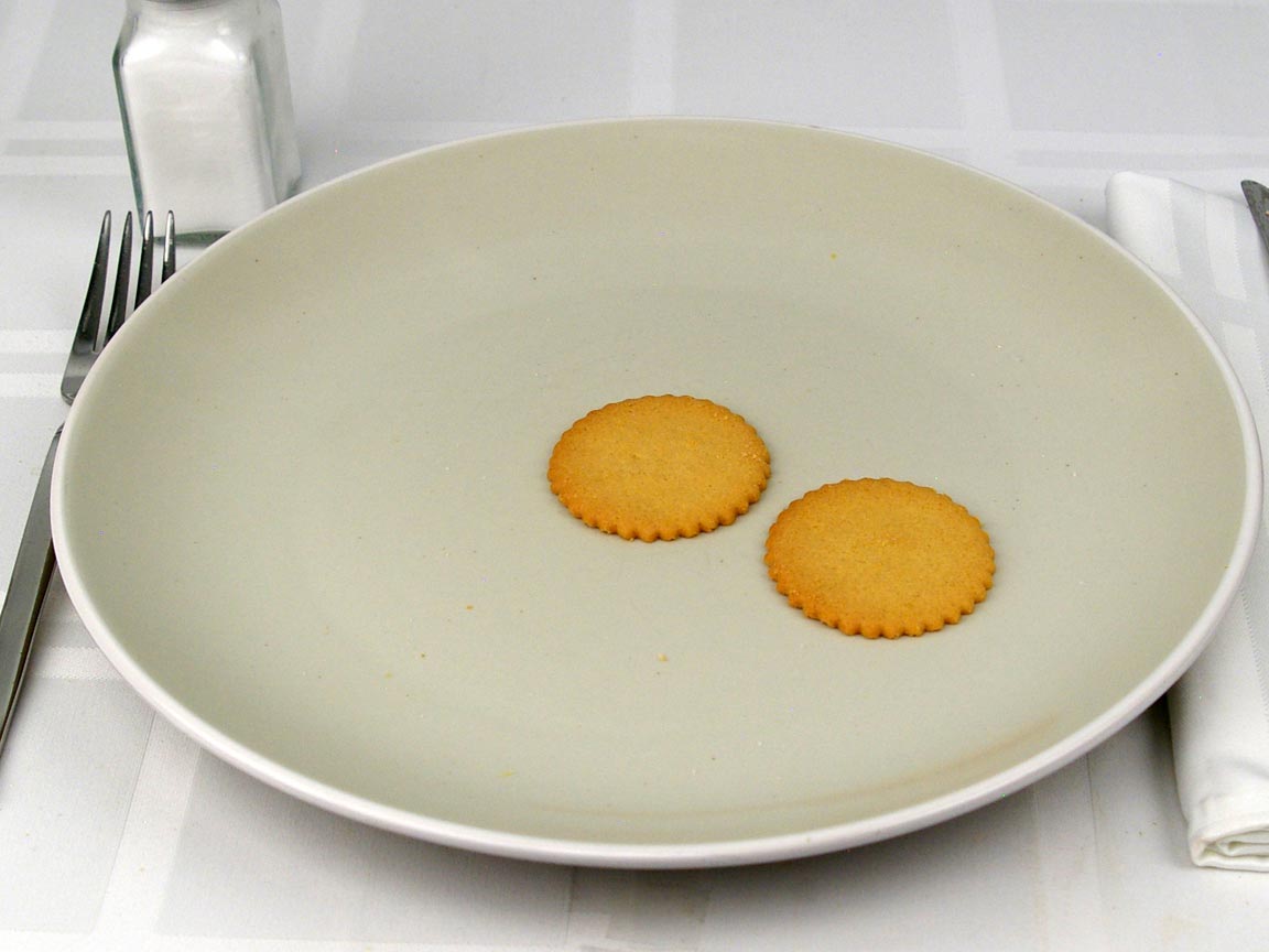 Calories in 2 cookie(s) of Cookie Thins - Lemon