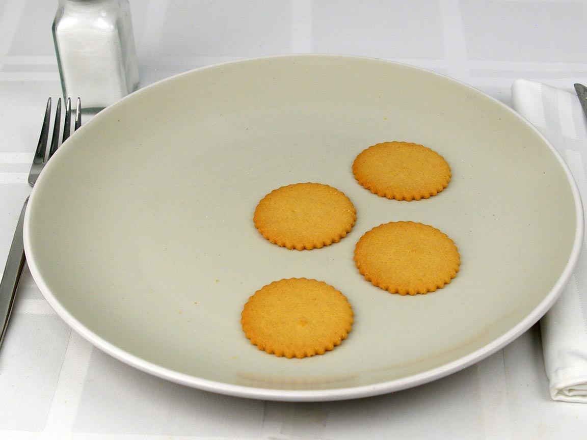 Calories in 4 cookie(s) of Cookie Thins - Lemon