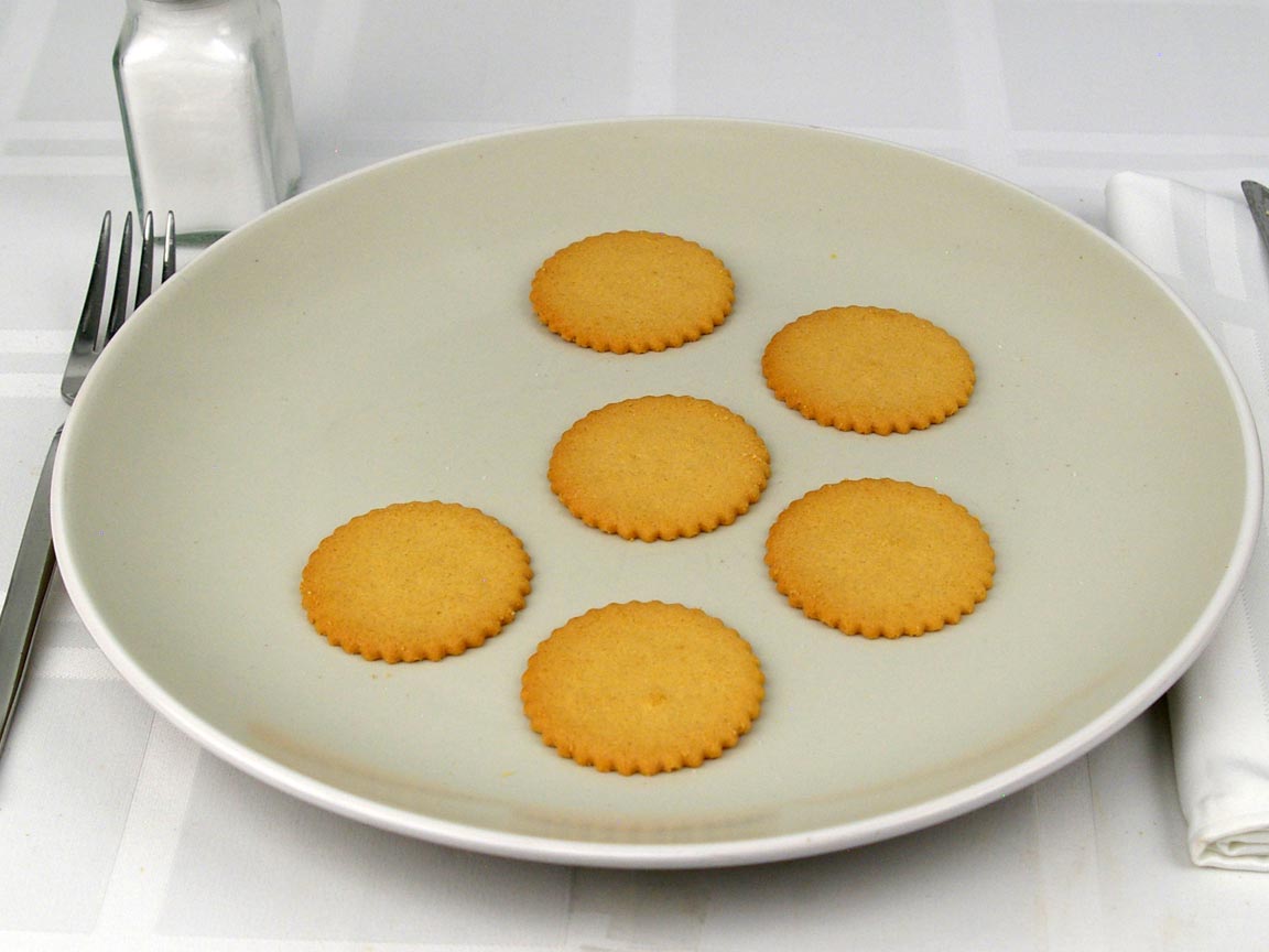 Calories in 6 cookie(s) of Cookie Thins - Lemon