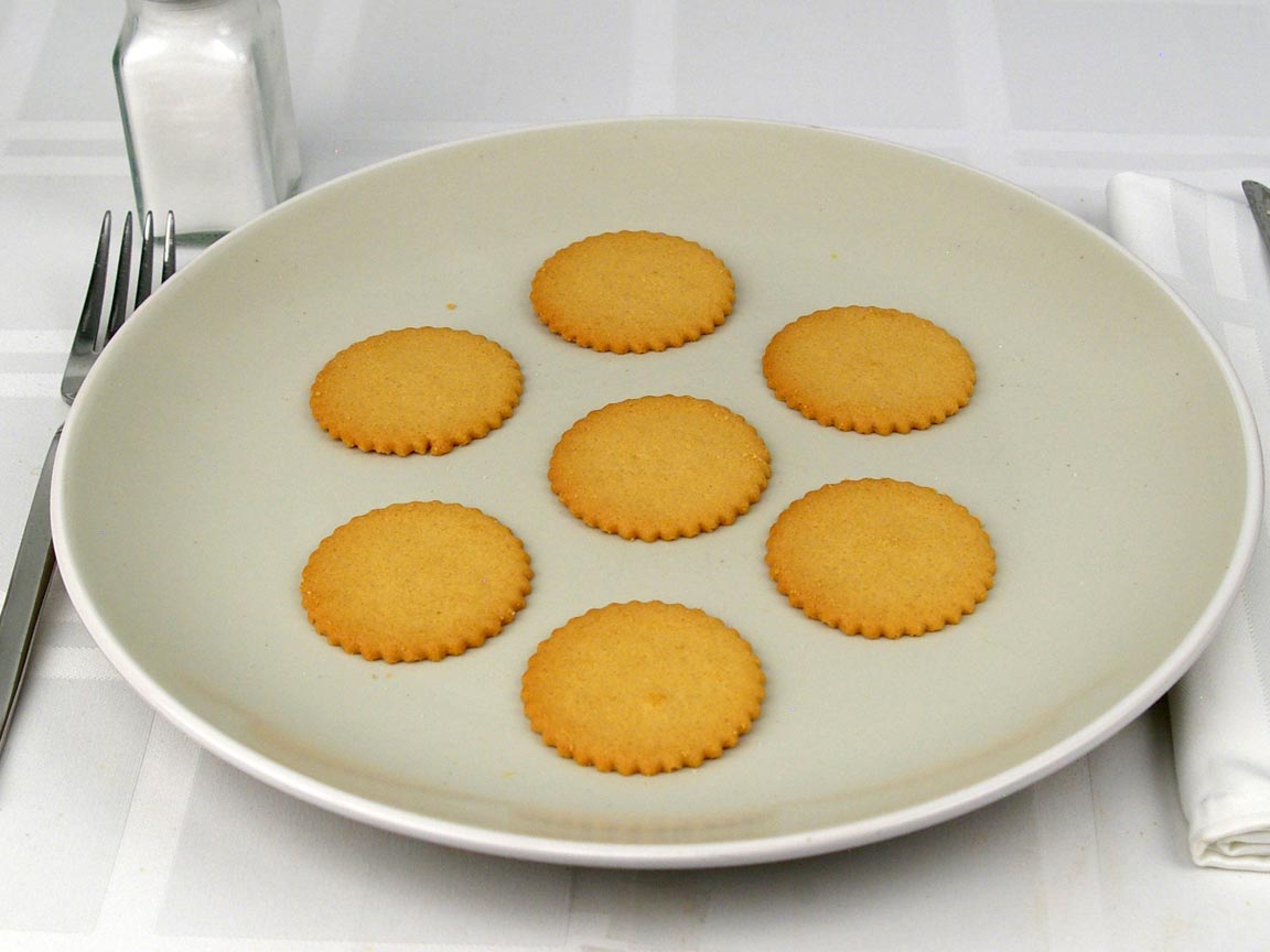 Calories in 7 cookie(s) of Cookie Thins - Lemon