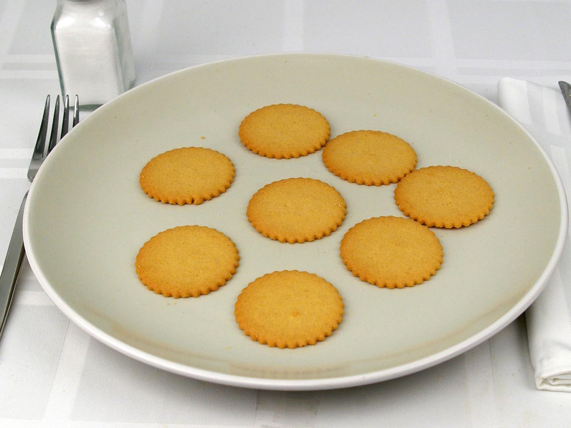 Calories in 8 cookie(s) of Cookie Thins - Lemon