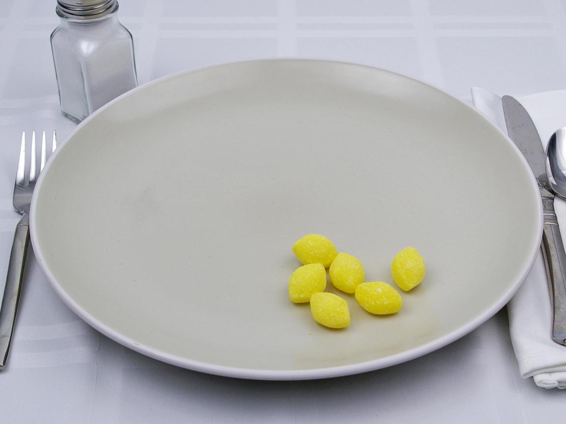 Calories in 6 piece(s) of Lemon Drops Candy