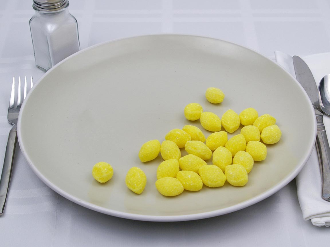 Calories in 26 piece(s) of Lemon Drops Candy