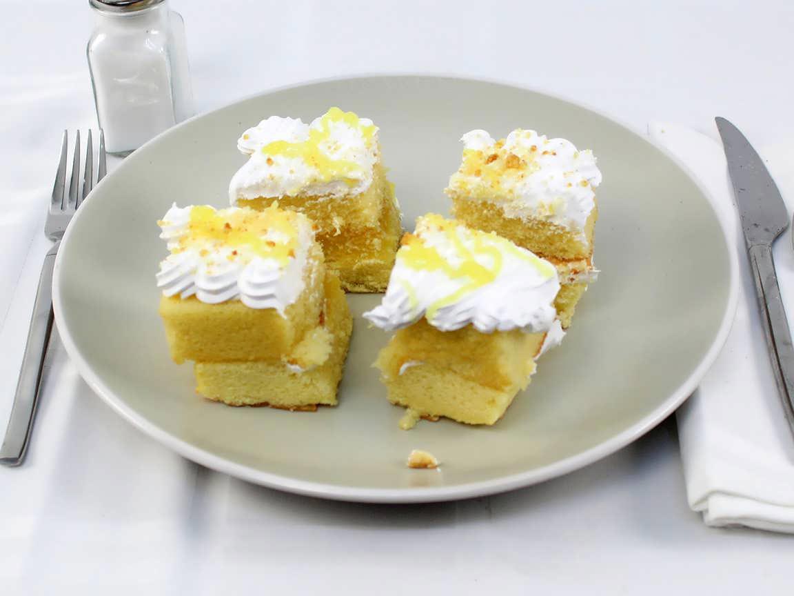 Calories in 1 piece(s) of Lemon Filled Yellow Cake
