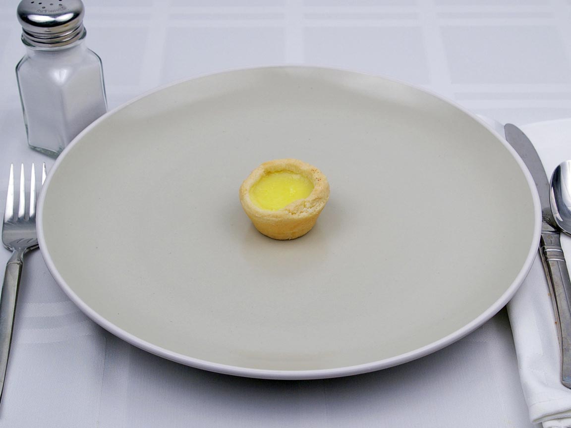 Calories in 1 tart(s) of Lemon Curd Mini Tart