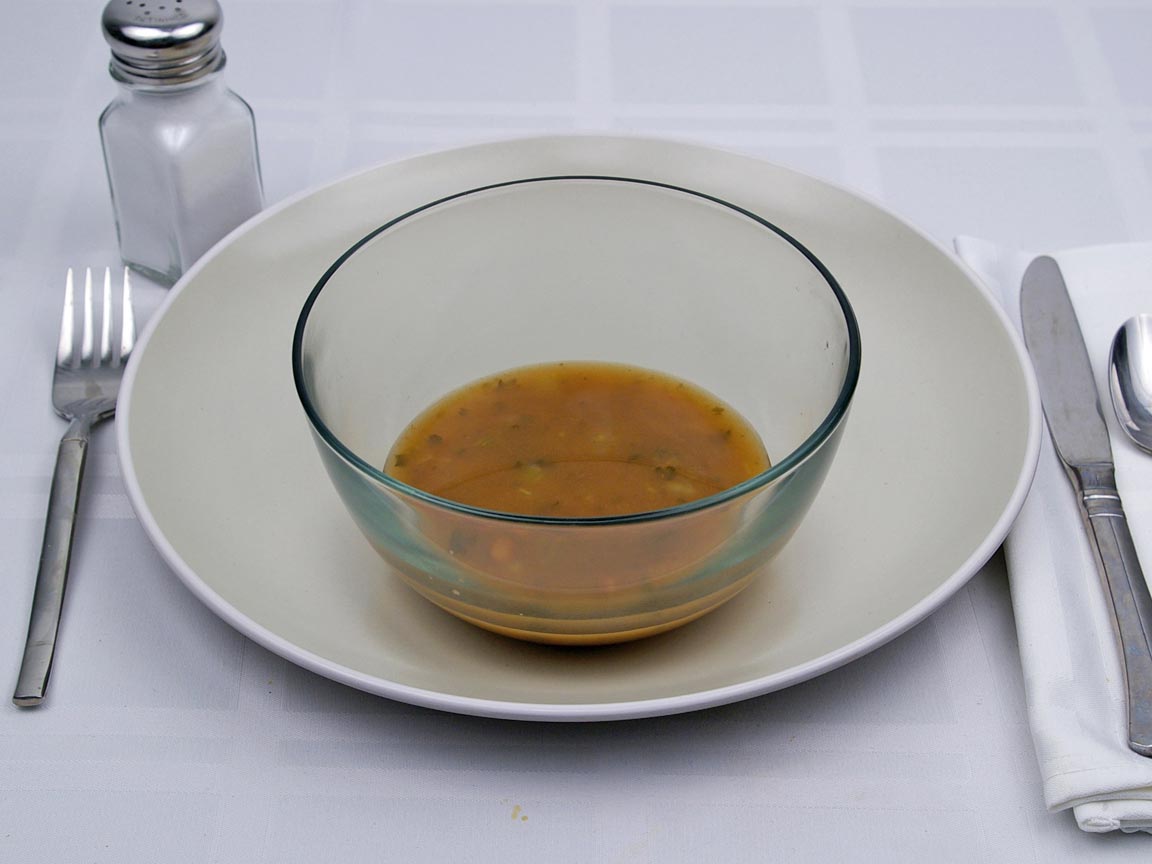 Calories in 0.5 cup(s) of Lentil Soup