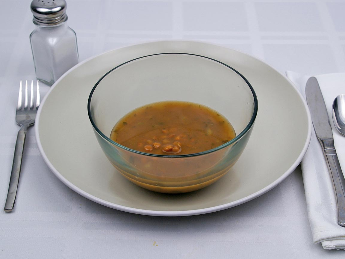 Calories in 0.75 cup(s) of Lentil Soup