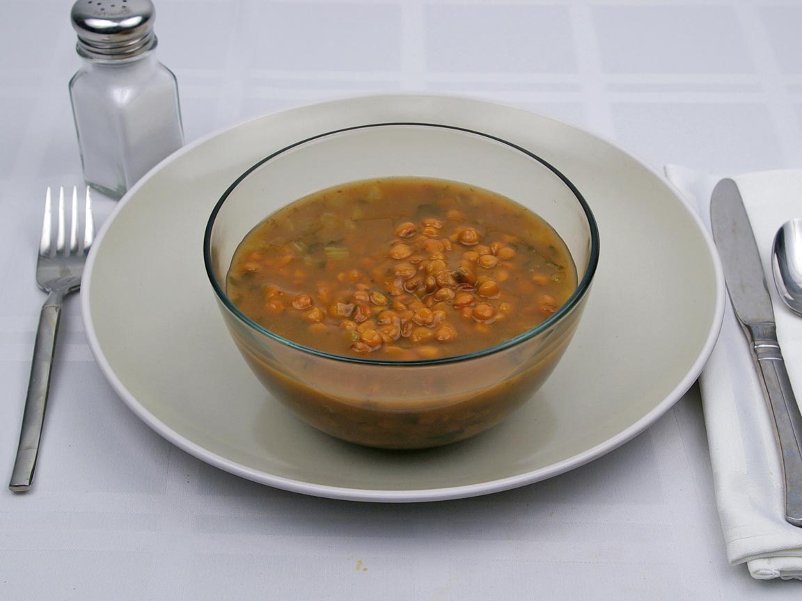 Calories in 2 cup(s) of Lentil Soup