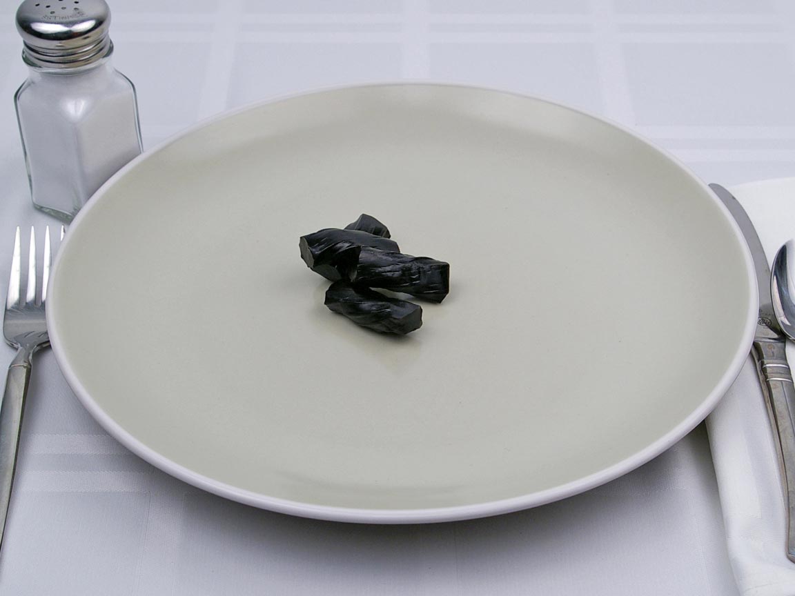 Calories in 28 grams of Black Licorice