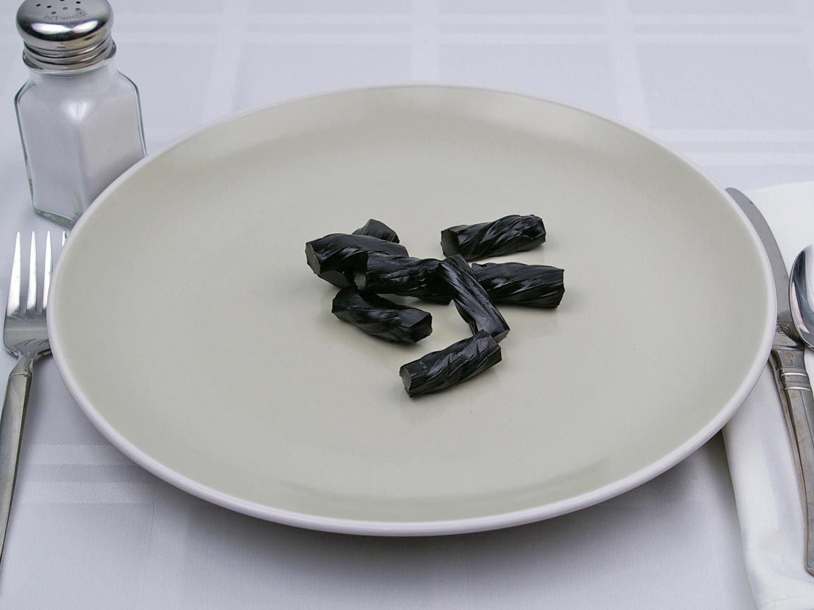Calories in 56 grams of Black Licorice