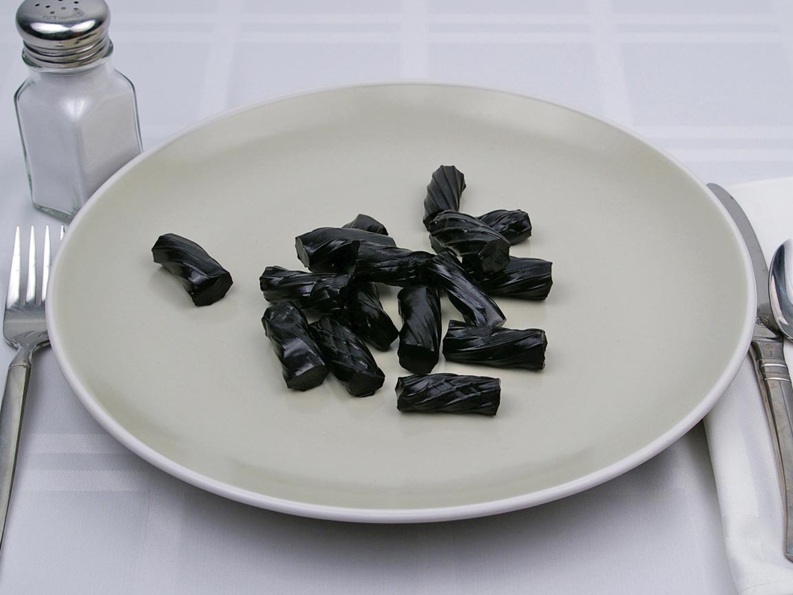 Calories in 113 grams of Black Licorice