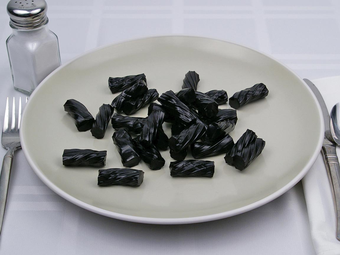 Calories in 198 grams of Black Licorice