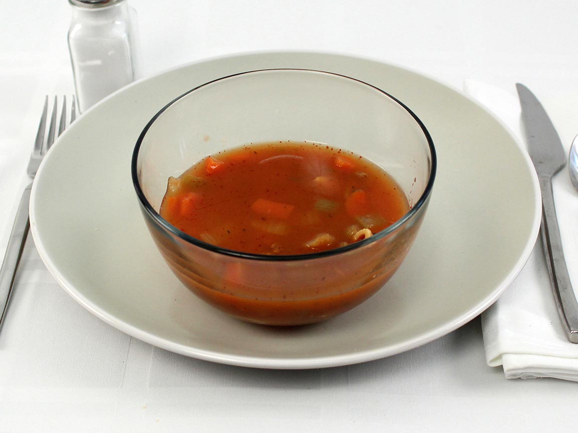 Calories in 1.25 cup(s) of Progresso Light Italian Meatball Soup