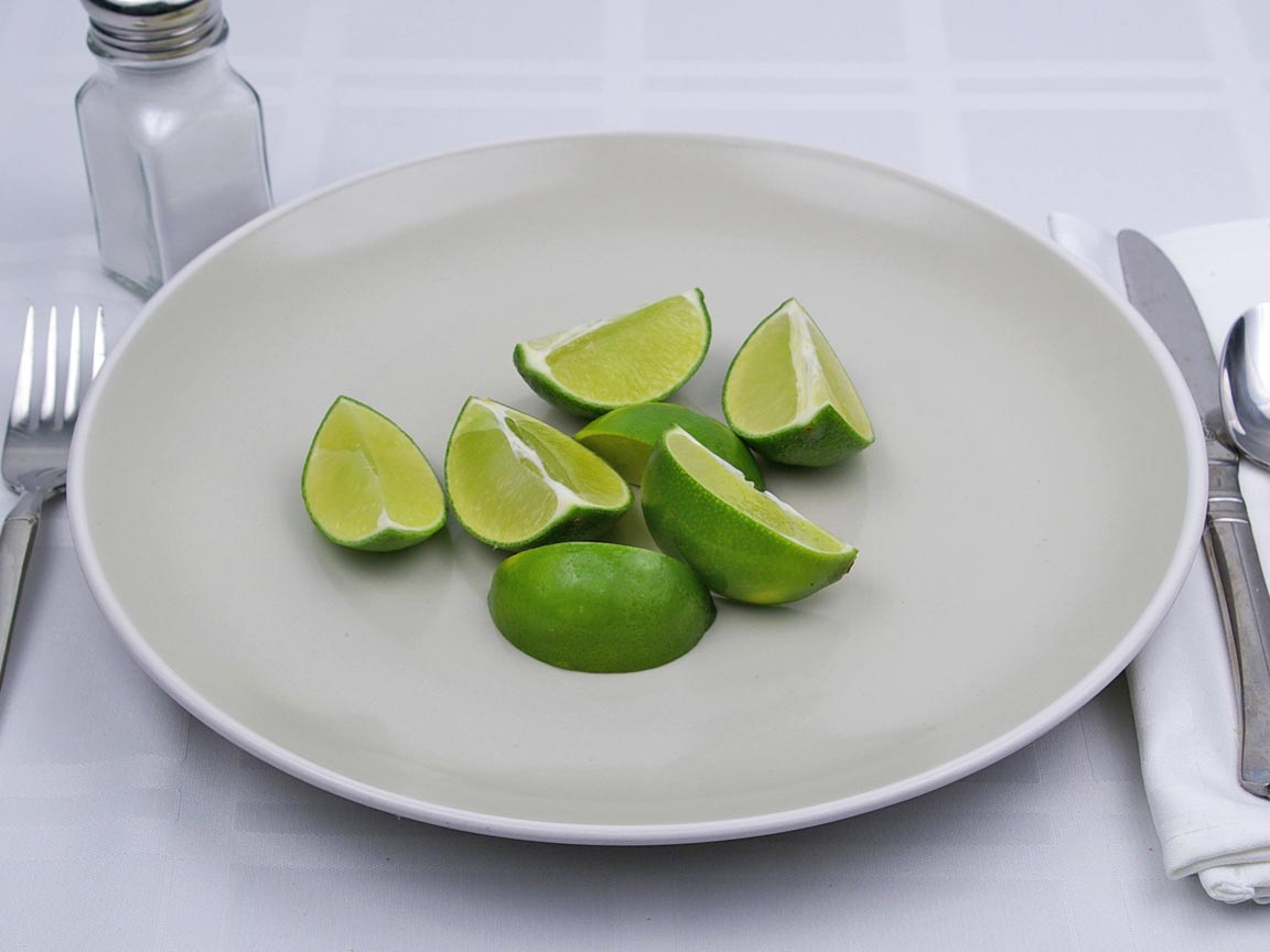 Calories in 1.75 fruit(s) of Lime