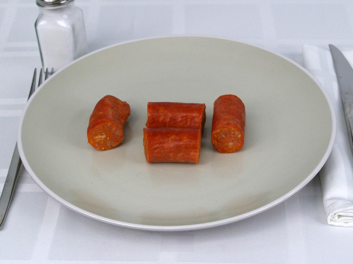 Calories in 113 grams of Linguica Sausage