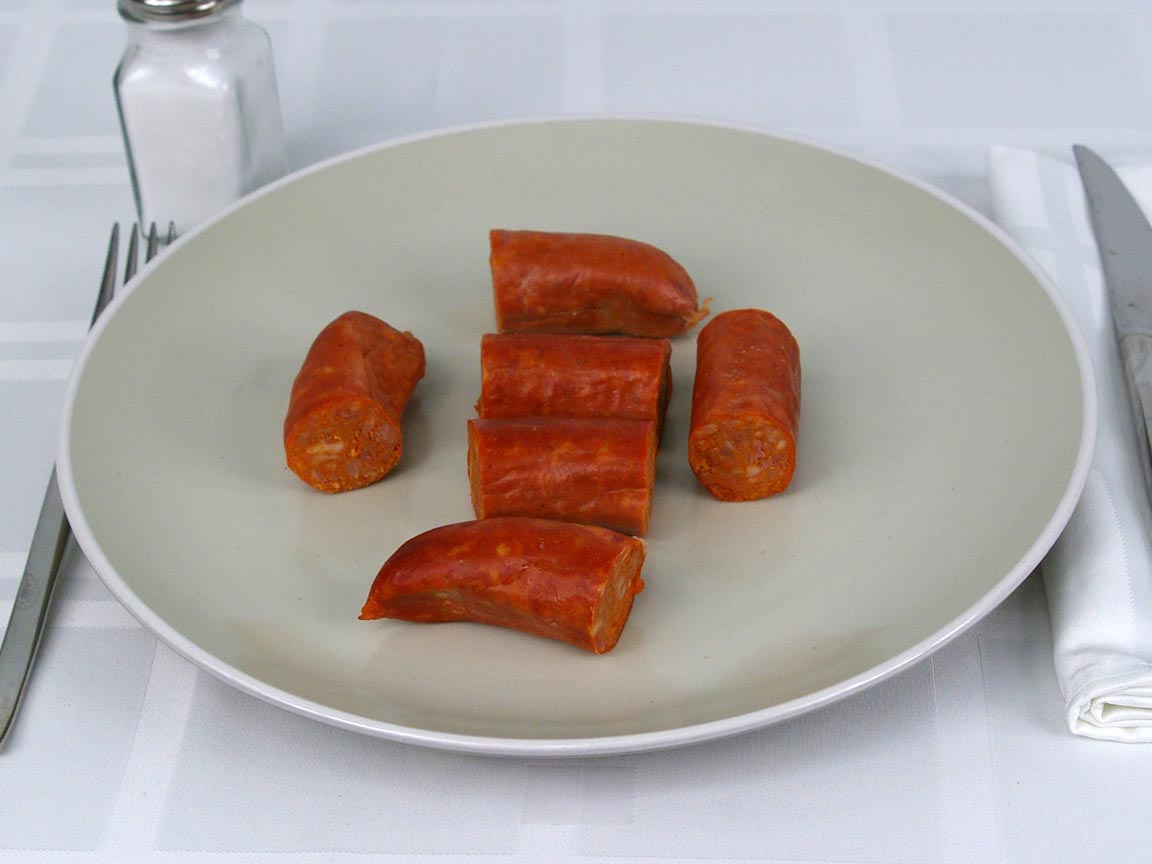 Calories in 170 grams of Linguica Sausage