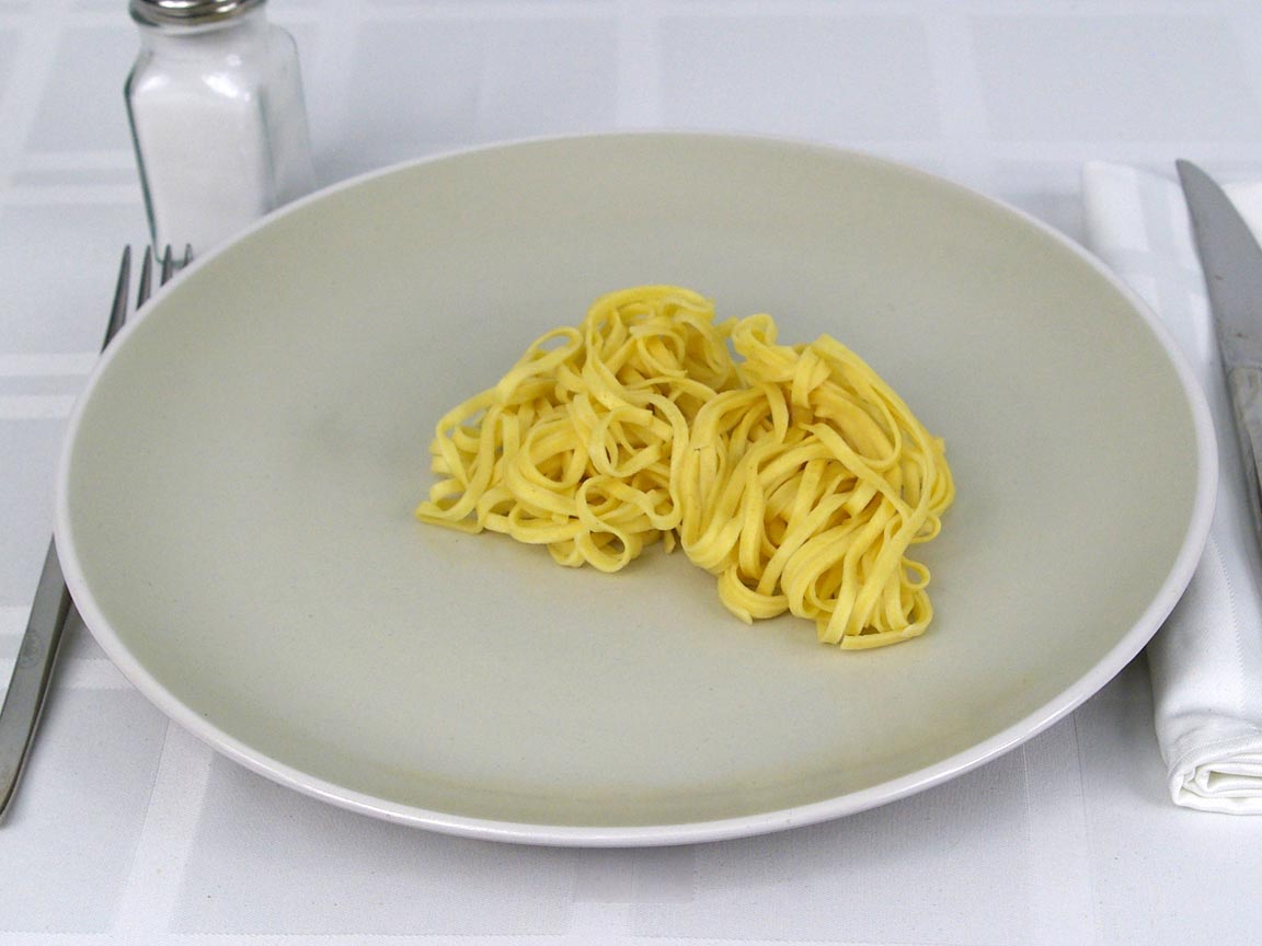 Calories in 56 grams of Linguine Fresh Pasta