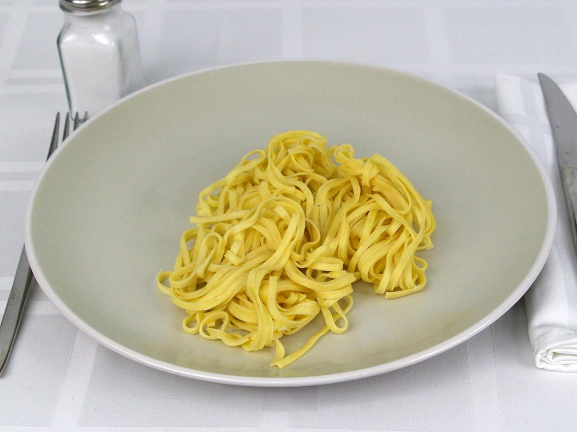 Calories in 85 grams of Linguine Fresh Pasta