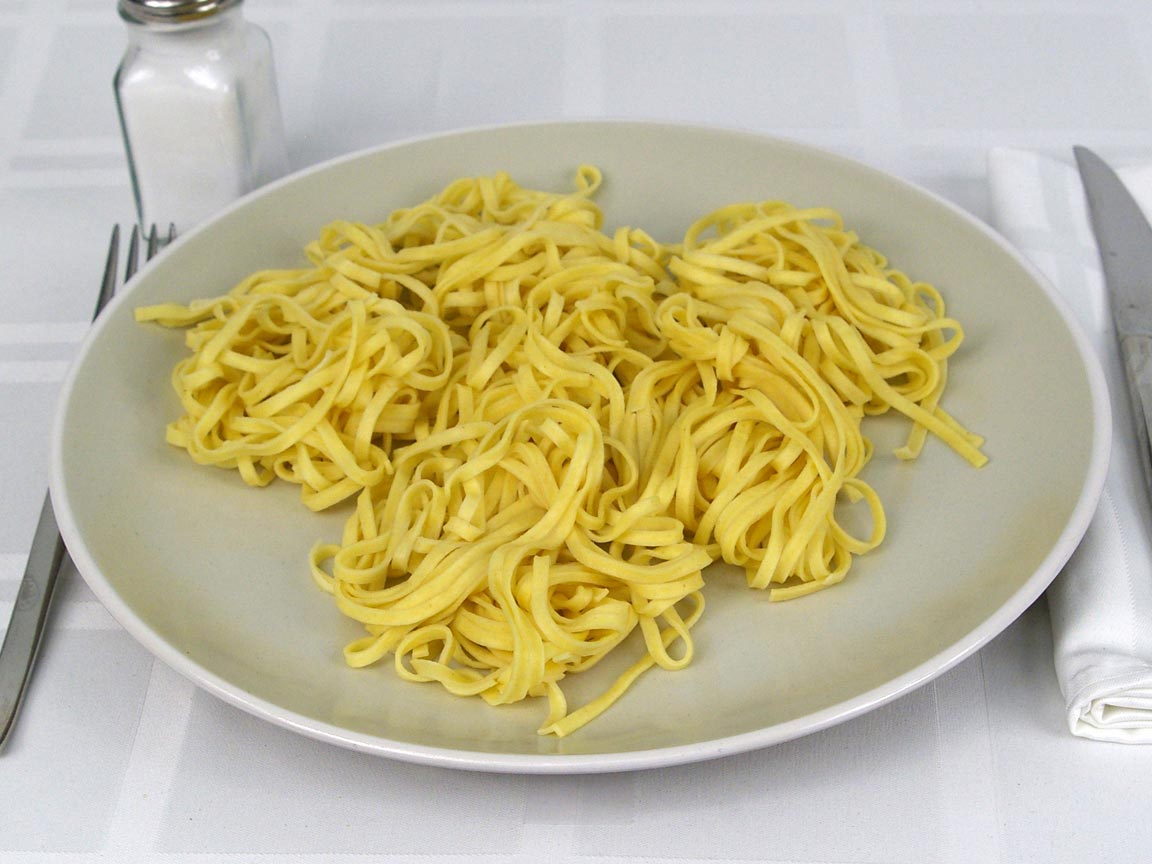 Calories in 170 grams of Linguine Fresh Pasta