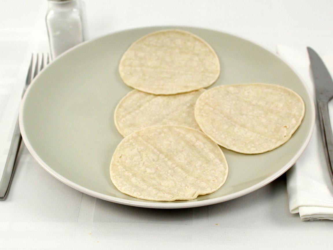 Calories in 4 tortilla(s) of Street Taco Corn Tortillas