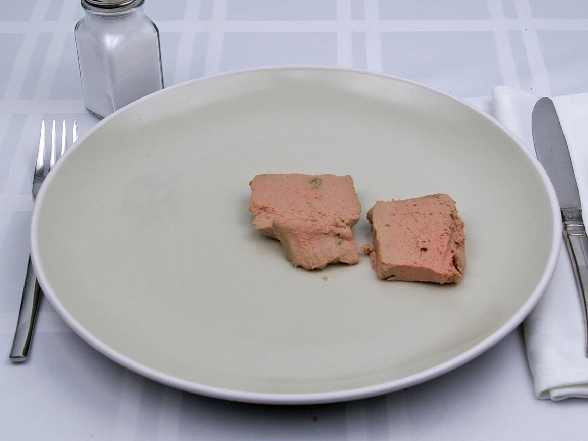 Calories in 56 grams of Liverwurst