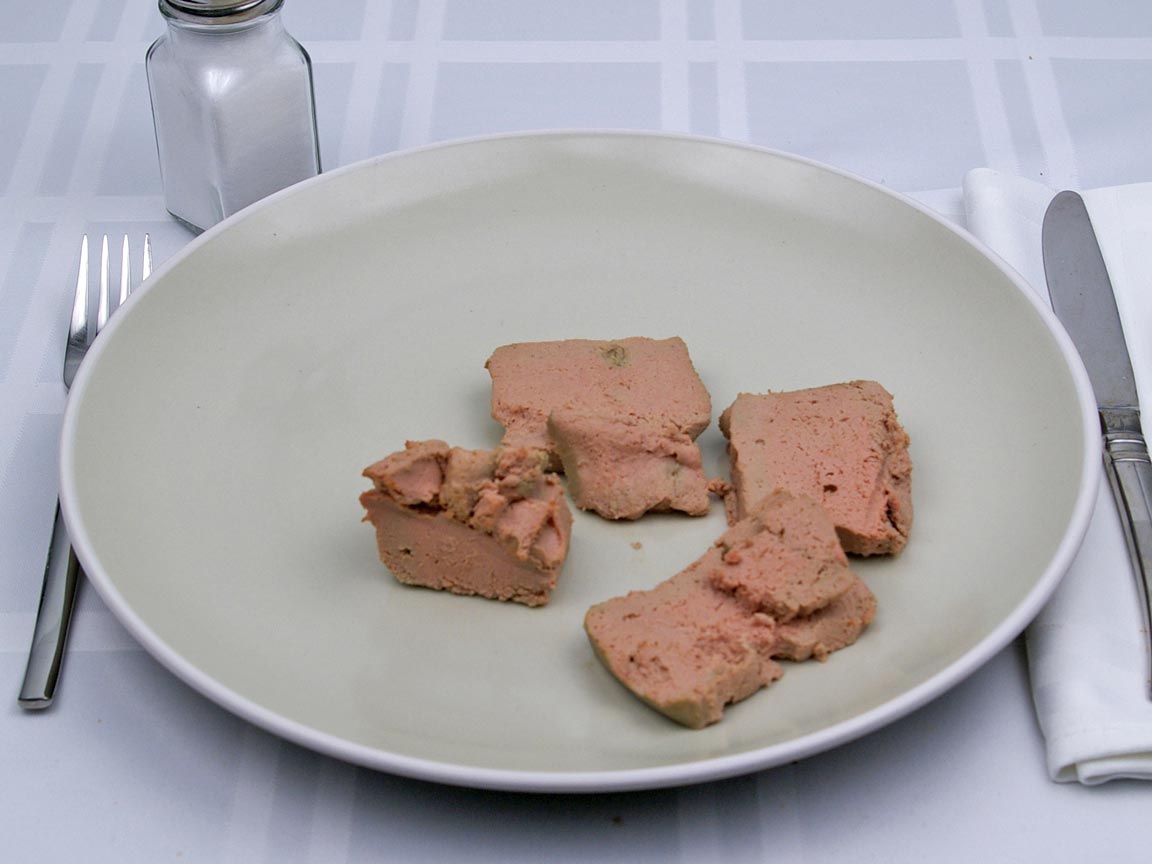 Calories in 113 grams of Liverwurst