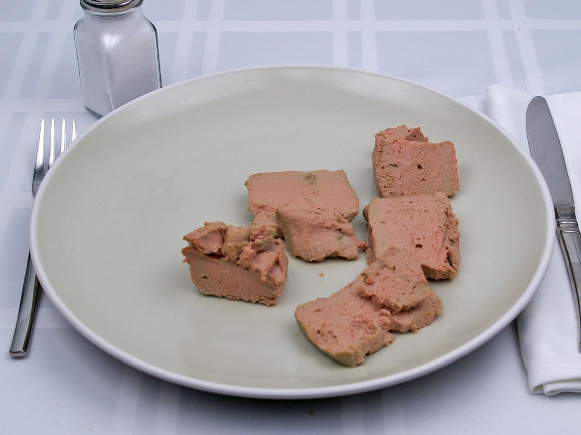Calories in 141 grams of Liverwurst