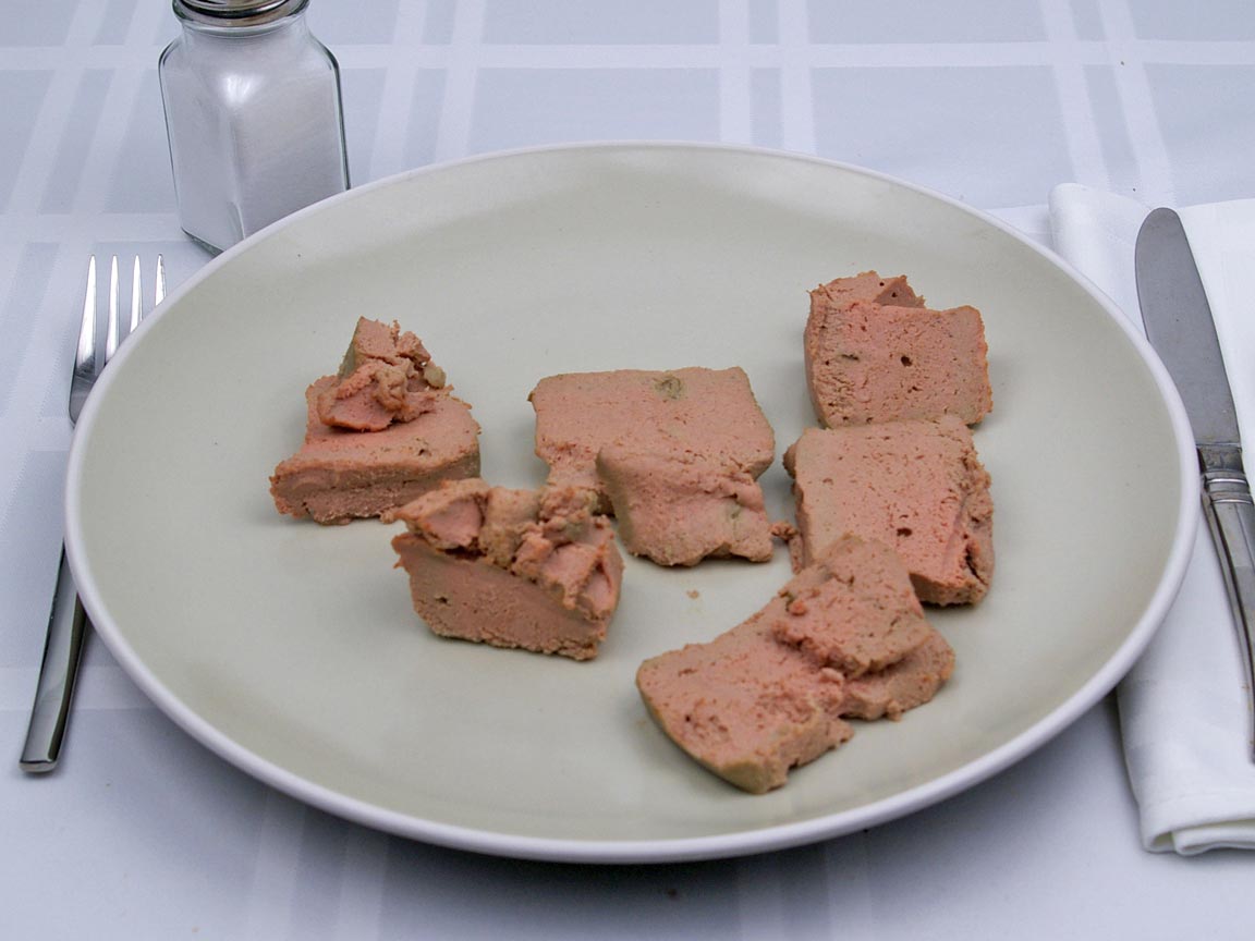 Calories in 170 grams of Liverwurst
