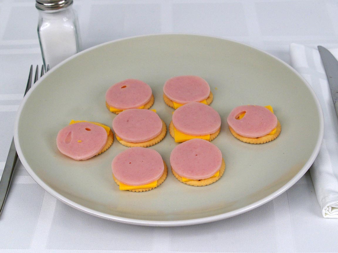 Calories in 1 ea(s) of Lunchables Turkey and Cheddar