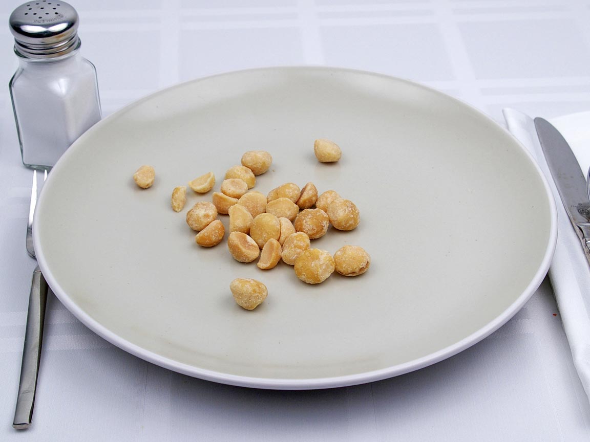 Calories in 42 grams of Macadamia Nuts