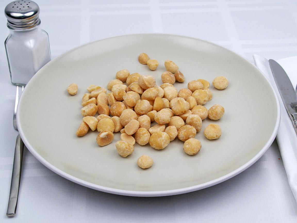 Calories in 127 grams of Macadamia Nuts