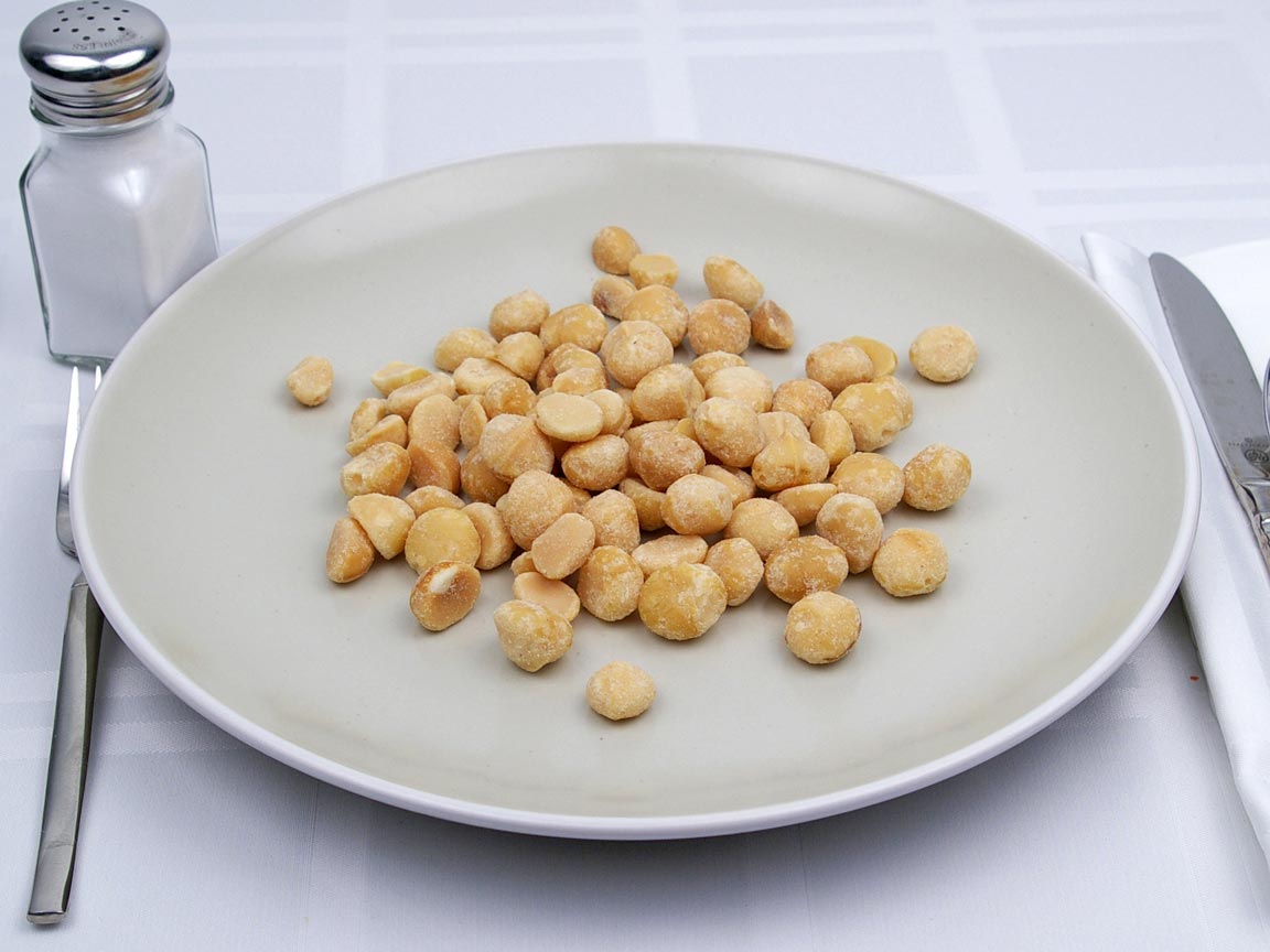 Calories in 141 grams of Macadamia Nuts