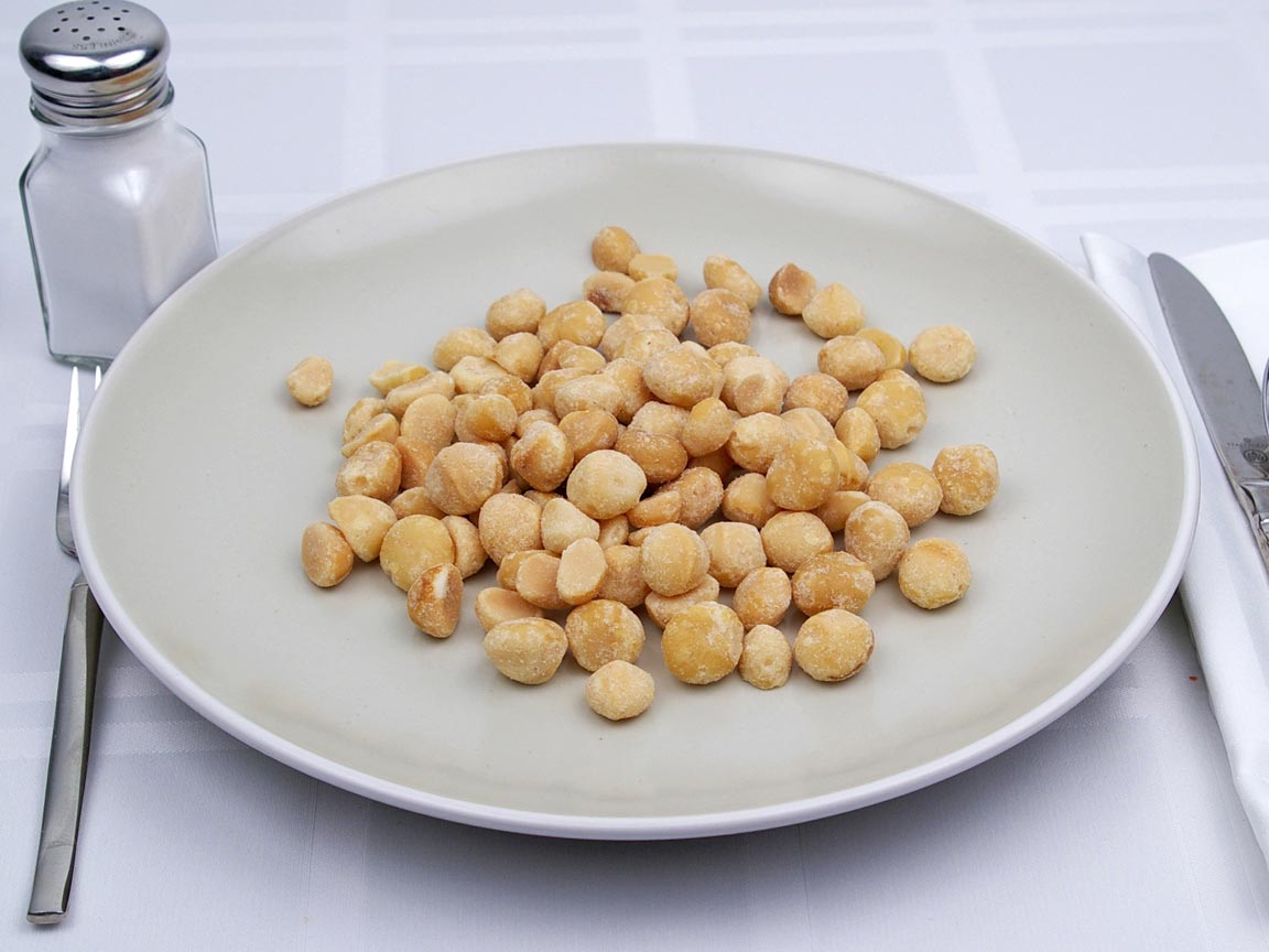Calories in 170 grams of Macadamia Nuts