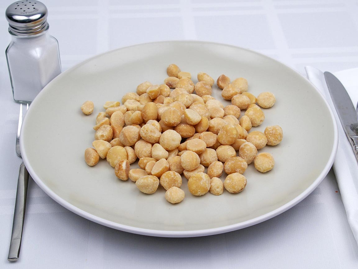 Calories in 184 grams of Macadamia Nuts