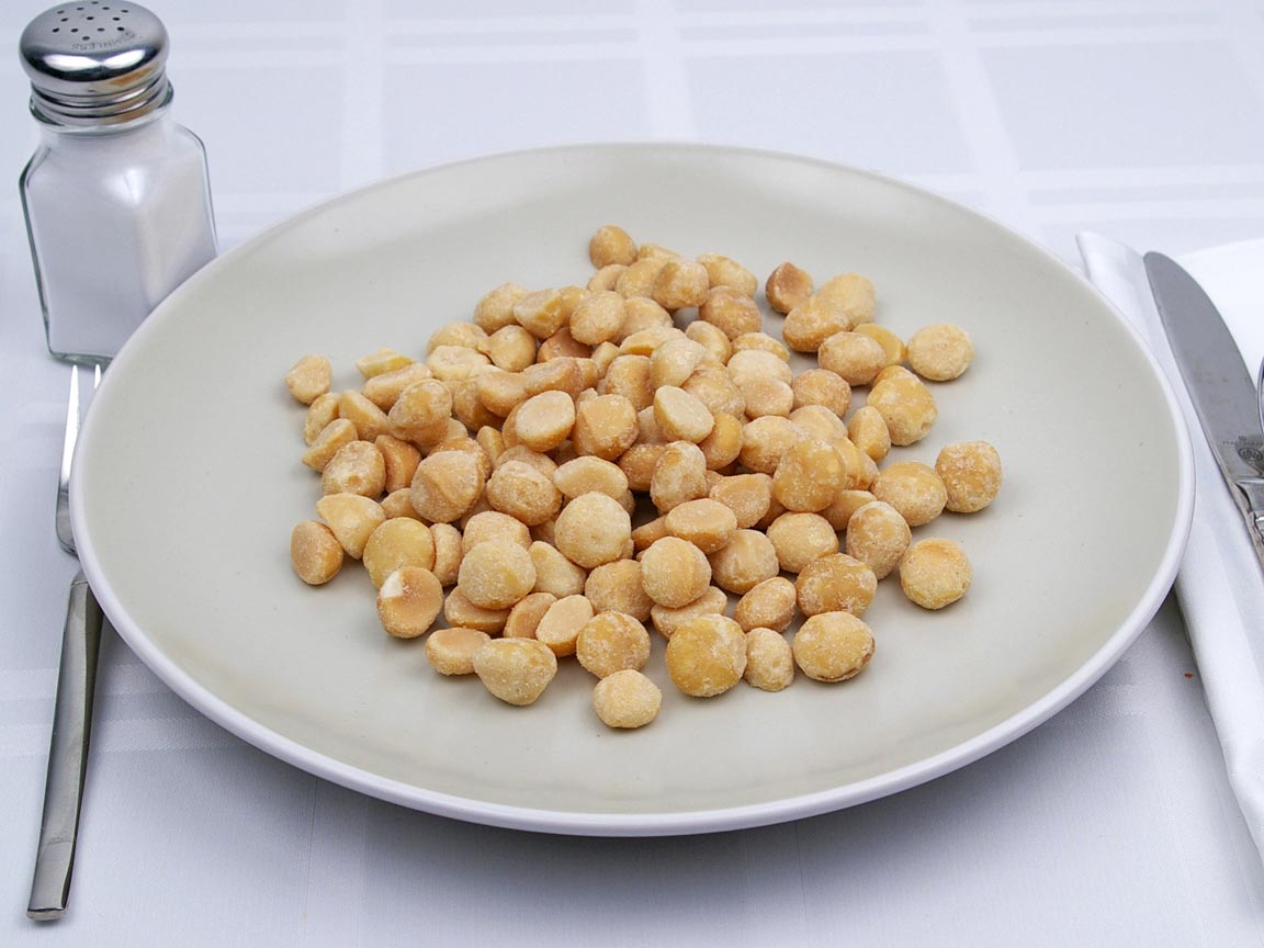Calories in 198 grams of Macadamia Nuts