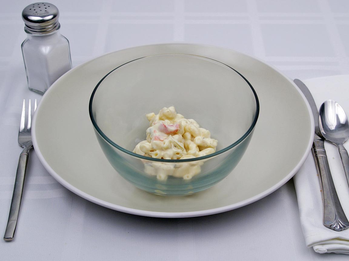 Calories in 0.3 cup(s) of Macaroni Salad