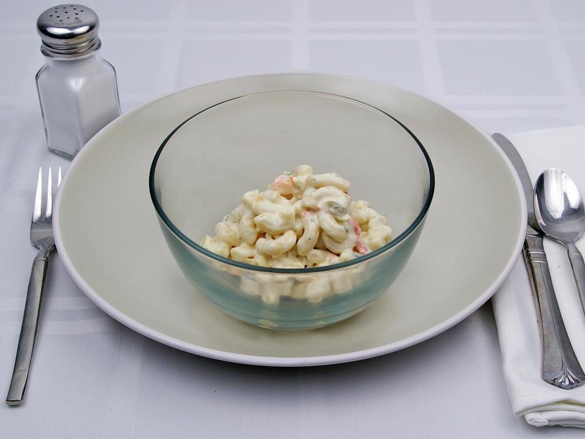 Calories in 0.6 cup(s) of Macaroni Salad