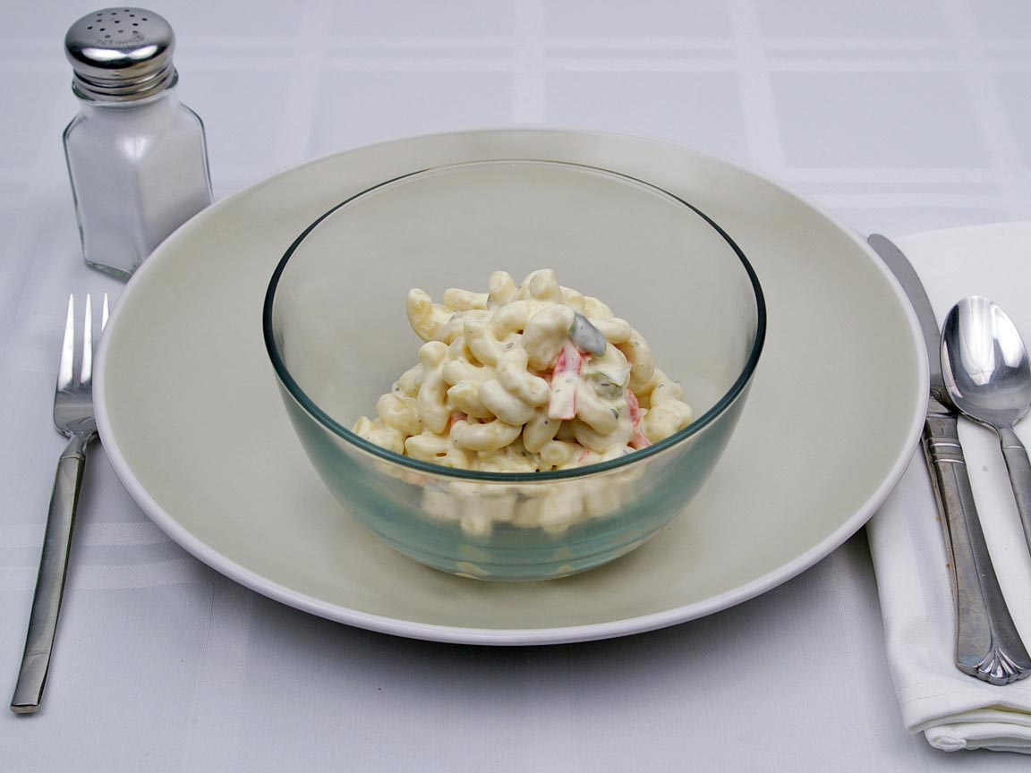 Calories in 0.7 cup(s) of Macaroni Salad