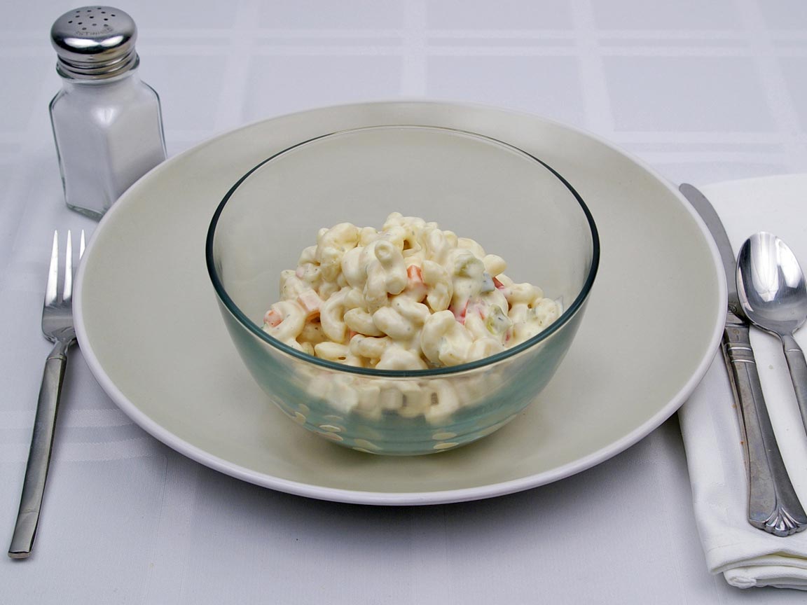 Calories in 0.89 cup(s) of Macaroni Salad