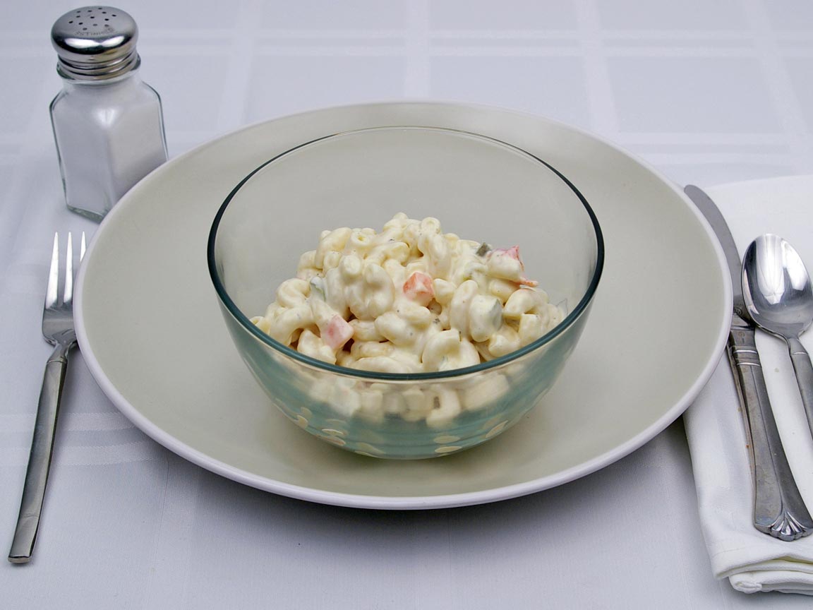 Calories in 0.99 cup(s) of Macaroni Salad