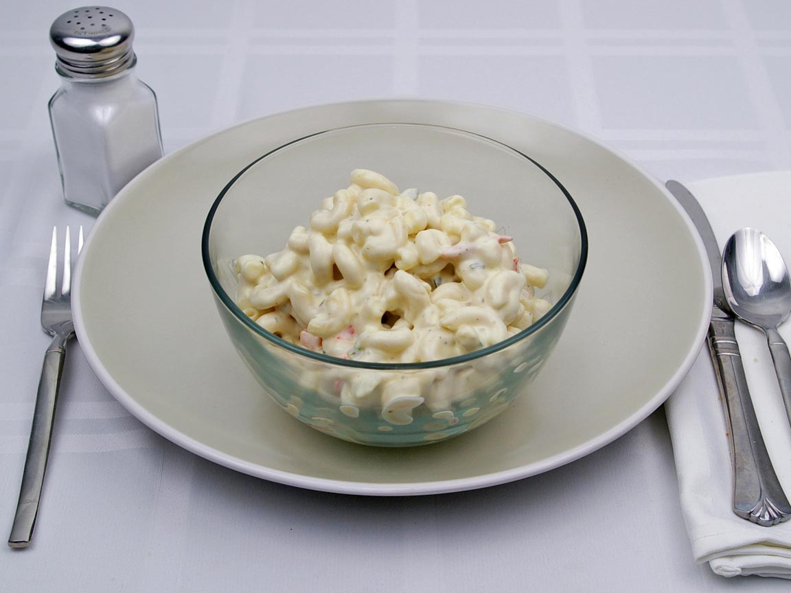 Calories in 1.59 cup(s) of Macaroni Salad