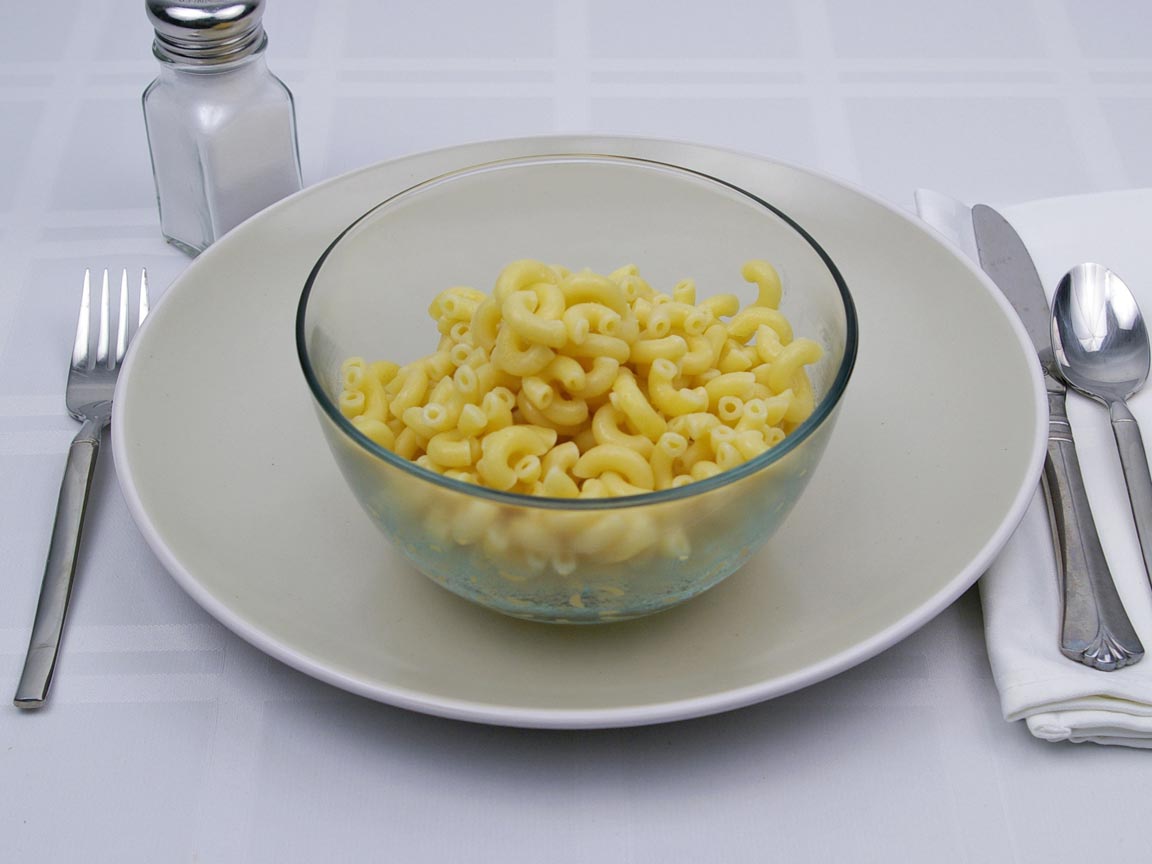Calories in 2.25 cup(s) of Macaroni Pasta