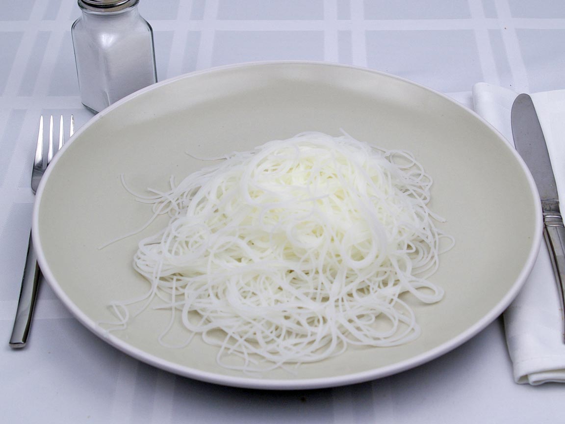 Calories in 141 grams of Rice Noodles - Boiled