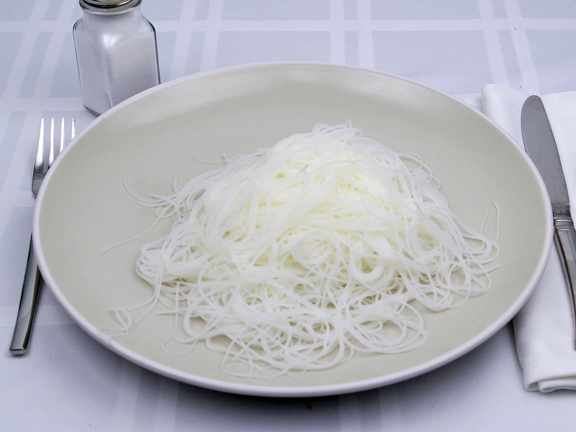 Calories in 170 grams of Rice Noodles - Boiled
